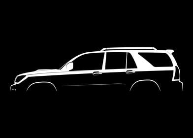 4Runner (2002) Silhouette