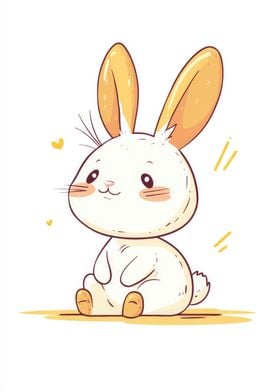 Cute Cartoon Bunny