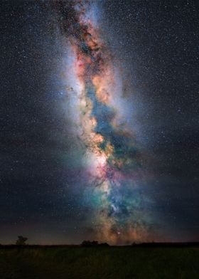 Milky Way Night Sky