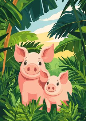 Pigs in the Jungle