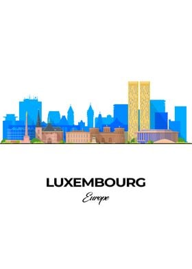 Luxembourg Skyline