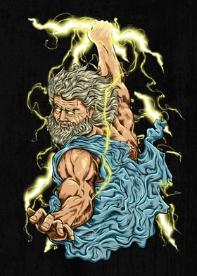 Zeus, Greek God of Thunder