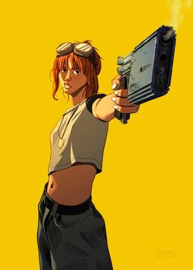 Girl with Gun