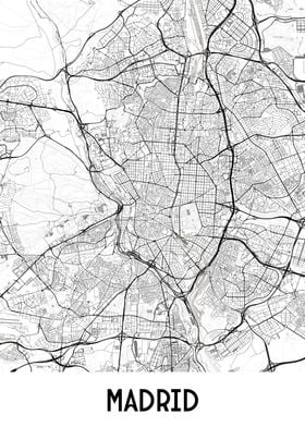 Madrid City Map