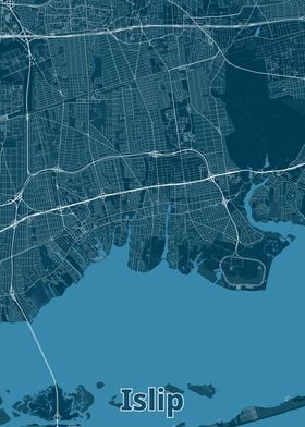 Islip Town Map