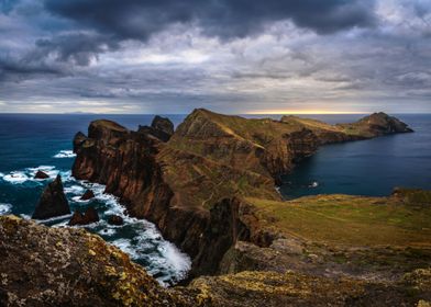 Madeira Portugal Coastal Cliffs