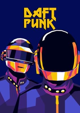 Daft Punk Pop Art