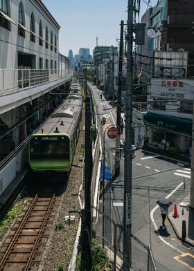 Japanese Train Station