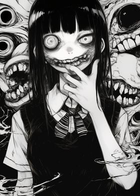 Creepy Anime Girl