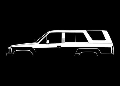 4Runner (1984) Silhouette