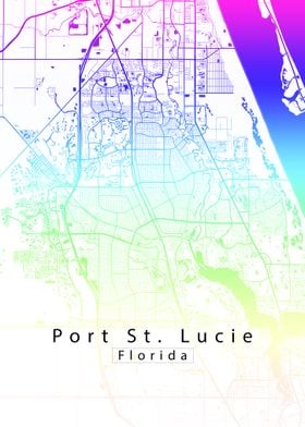 Port St. Lucie Florida Map