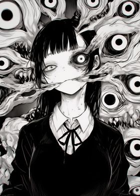 Horror Anime Girl