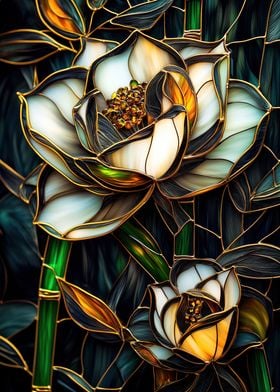 Stained Glass Flowers