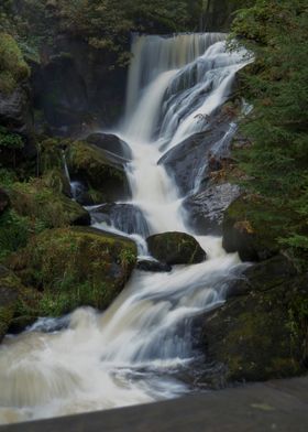 Triberg Waterfall in Forest