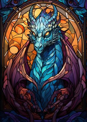 Stained Glass Dragon