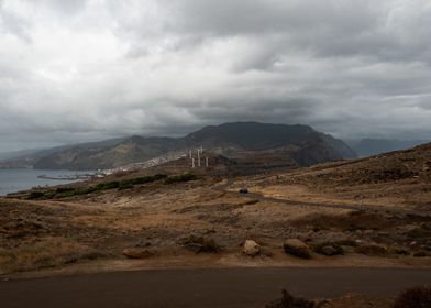 Wind Turbines on a Cloudy Day