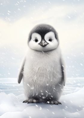 Cute Penguin Chick