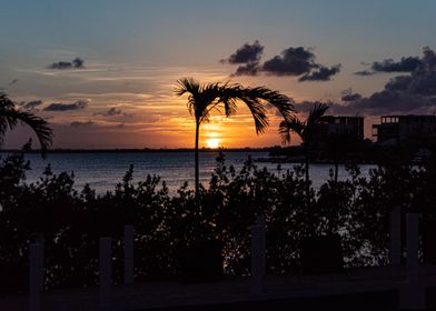 Sunset Over Water