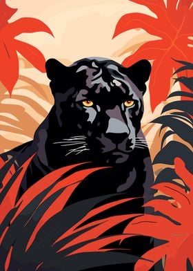 Black Panther in Jungle