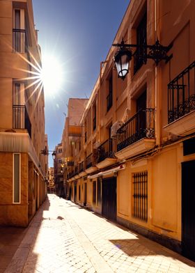 Sunny Spanish Alleyway