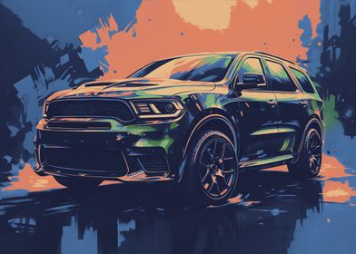 Dodge Durango Digital Art