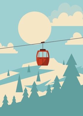 Ski Resort Gondola