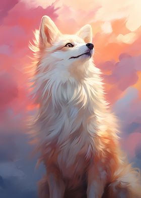 White Fox Sunset