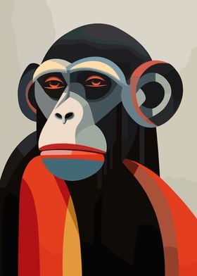 Chimpanzee Portrait