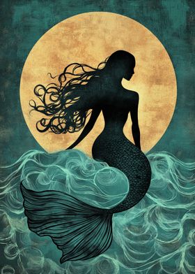 Mermaid Silhouette