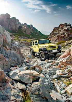 Yellow Jeep Off-Road