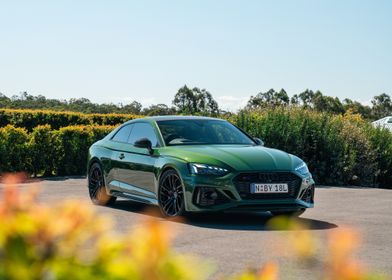 Green Audi RS5 Coupe