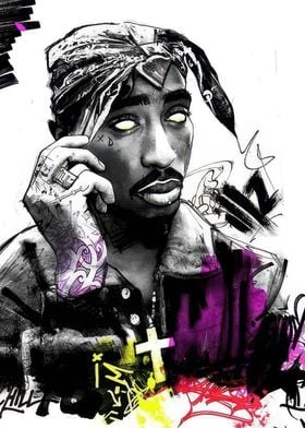 Tupac Shakur Portrait