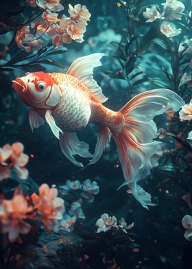 Goldfish in Bloom