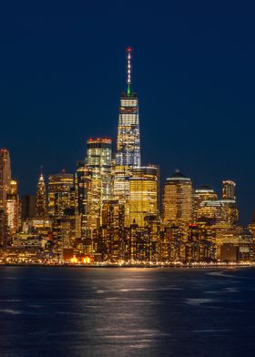 New York City Skyline at Night