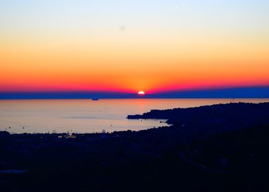 Sunset Over Slovenia