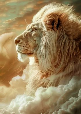 Majestic White Lion