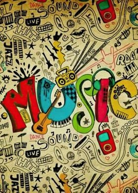 Music Doodle Art