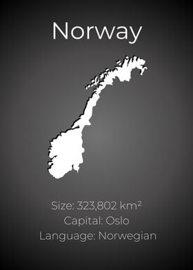 Norway Map 