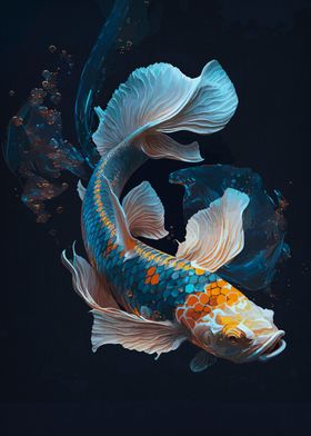 Koi Fish Painting