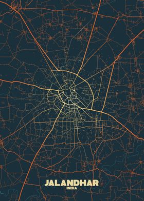 Jalandhar City Map