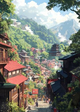 Japanese Mountain Village