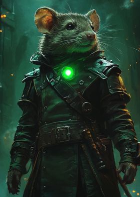 Rat in Green Coat