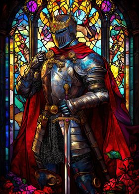 Stained Glass Knight