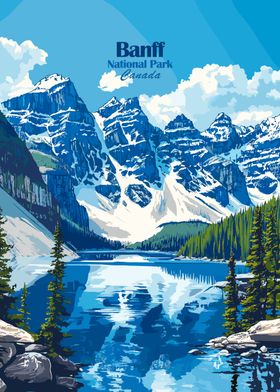 Banff National Park Poster