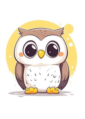 Cute Cartoon Owl