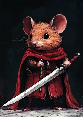 Brave Mouse Warrior