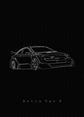 Opel Astra OPC X Line Art