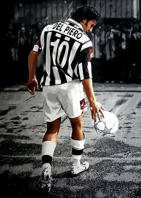 Del Piero Football Art