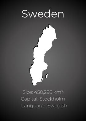 Sweden Map 