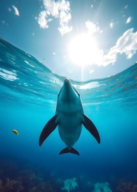 Dolphin Underwater